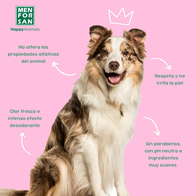 MENFORSAN Eau de Toilette for dogs : Floral : Intense and refreshing scent : Deodorizing effect : With very mild ingredients that do NOT irritate the skin : Neutral pH : 125 ml - BeesActive Australia