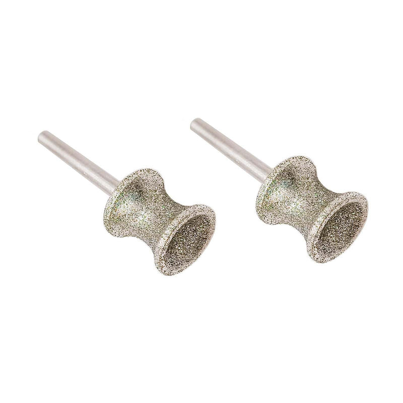 2 piece Diamond Nail Grinder Bit Compatible with Rotary Tools - Professional Pet Grooming Accessory Compatible with Dogs, Painless Claw Care Trimmer - BeesActive Australia