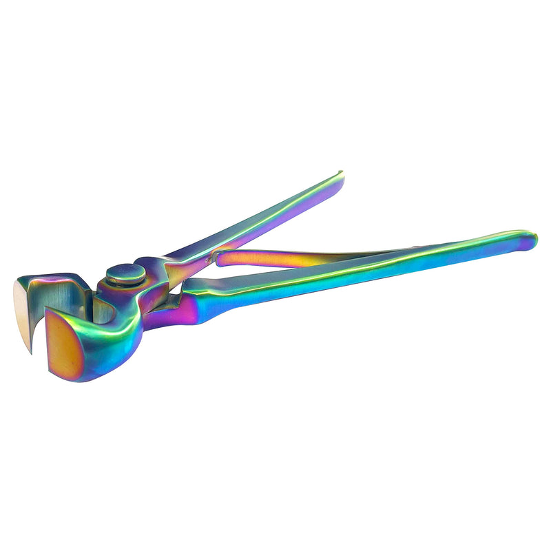 Farrier Hoof Nippers Rainbow Loaded Spring Horseshoe Trimmer Farrier Tools Pony Hoof Nippers Small Ferrier Tool Horse Nippera Herramientas Para Caballos 10 Inches - BeesActive Australia