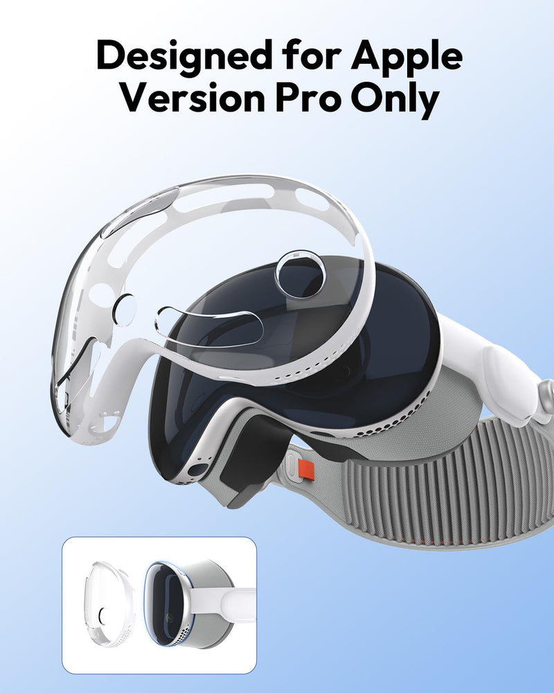 Compatible with Apple Vision Pro Case-made of TPU, scratch-resistant, durable and impact-resistant, non-slip, full protection, compatible with VR headsets, non-slip and scratch-resistant - BeesActive Australia