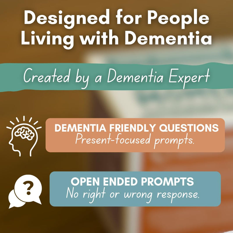 Share a Moment Conversation Cards | Dementia Activities for Seniors | Alzheimer‚Äôs & Dementia Conversation Cards | Great for Individuals Living with Dementia, Families and Caregivers - BeesActive Australia