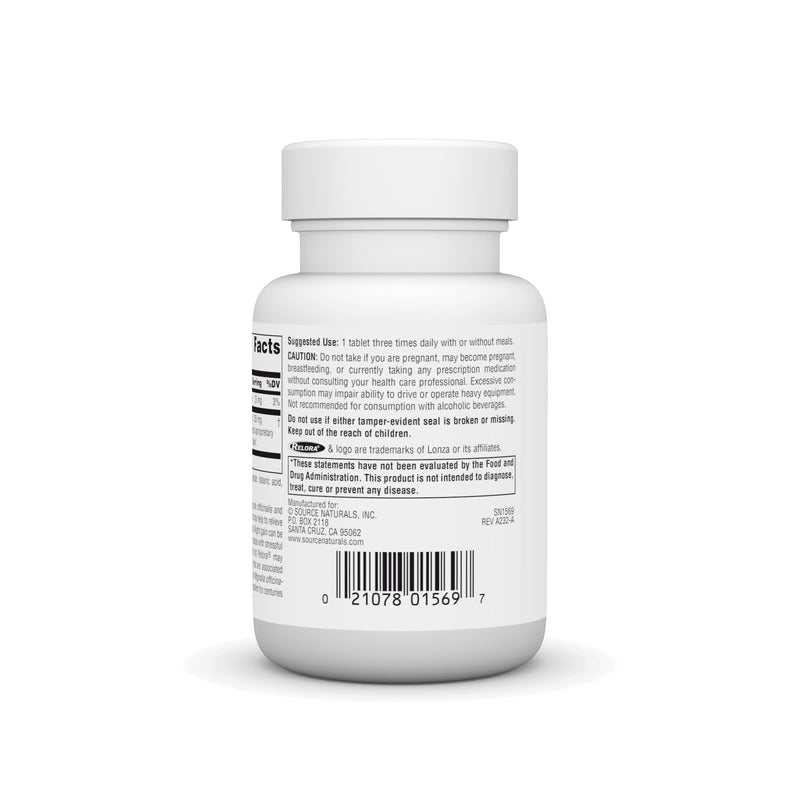 Source Naturals Relora, Promotes Healthy Eating Behavior and Muscle Relaxation Support*- 250 mg - 90 Tablets