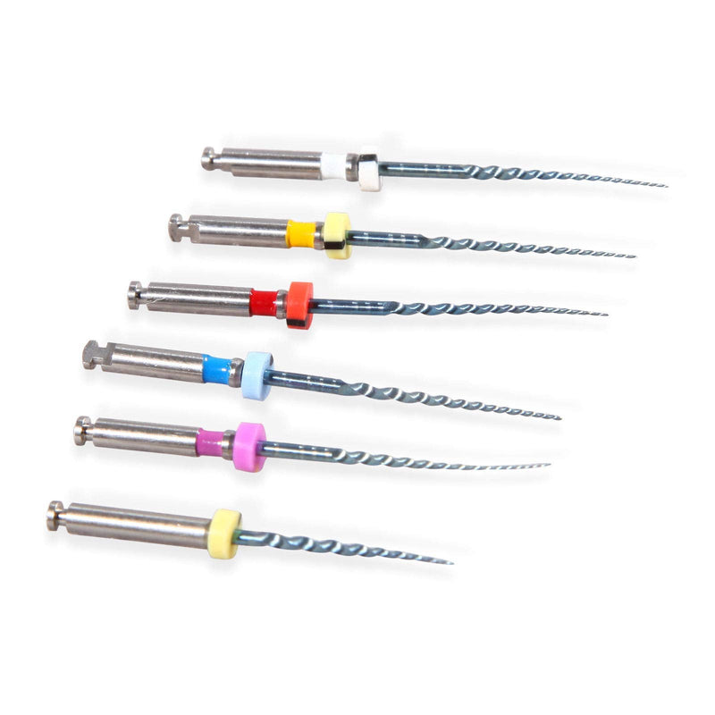 NSKI 30Pcs/ 5Pack Universal Endodontic Niti Rotary File Engine Tips 25mm