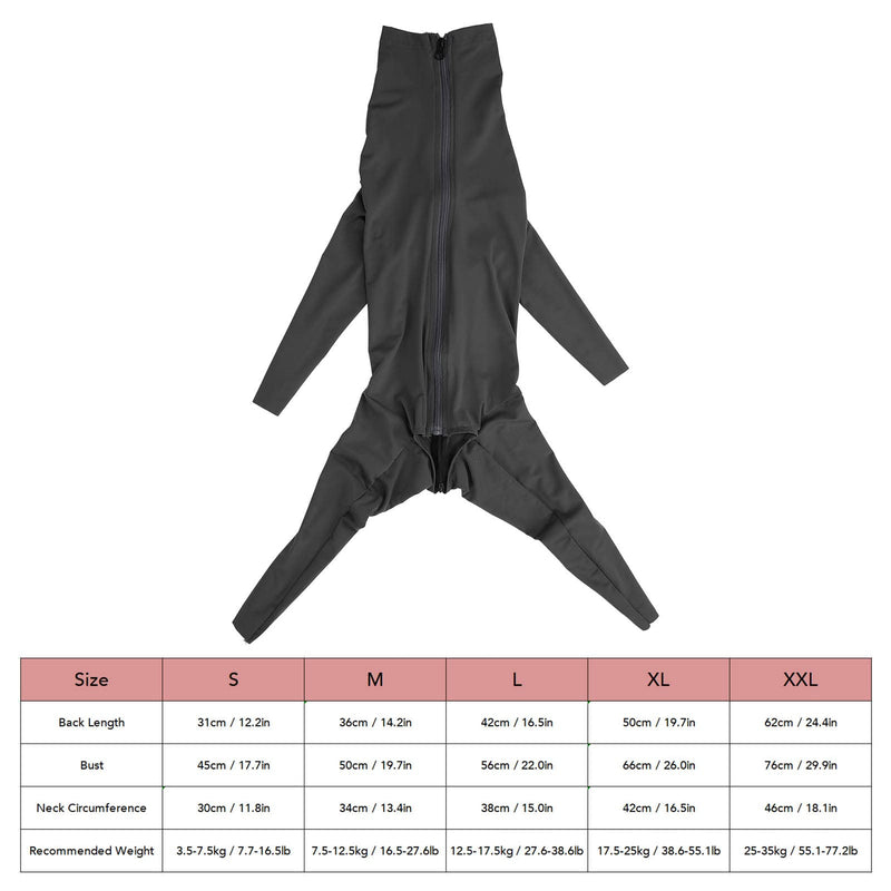 Dog Romper, Surgical Recovery Suit, Dog Pajama Jumpsuit, Prevent Suit Leakage, Full Coverage, Surgical Recovery Bodysuit for Pets, (XL) XL - BeesActive Australia
