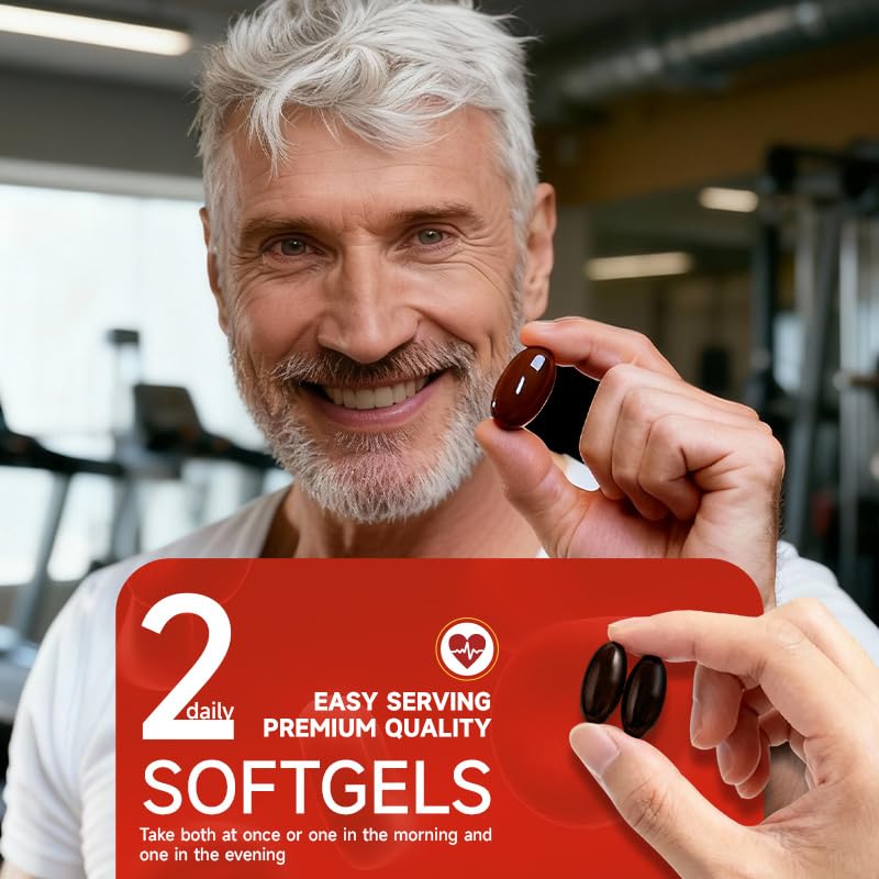 5-in-1 630mg Coenzyme Q10 Complex Proprietary Blend with Grape Seed Extract, Beetroot, Resveratrol & PQQ - Support Cardiovascular Function* & Myocardial Cell*, Maintain Heart Health*