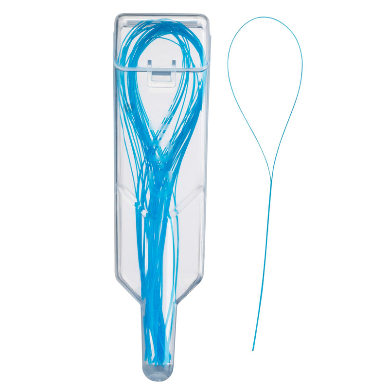 GUM EEZ-Thru Floss Threaders, Dental Flossers for Braces, Bridges, & Implants 25 Count (Pack of 6) - BeesActive Australia