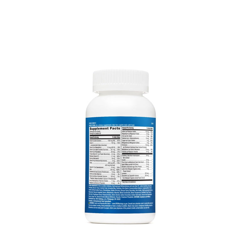 GNC Milestones Teen Multivitamin for Boys 12-17, Supports Energy Production and Muscle Function,120 Caplets 120 Count (Pack of 1)
