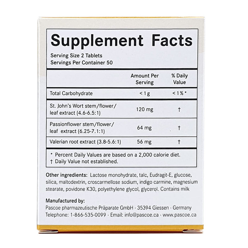 Neurapas Balance ‚Äì Helps to Promote a Healthy, Balanced Mood ‚Äì Made with a Triple Herbal Combination of St John‚Äôs Wort, Valerian, & Passionflower to Boost Your Mood ‚Äì 100 Tablets