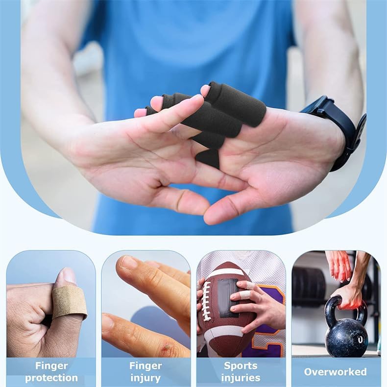 sicotool Finger Ice 4 Pack Thumb Sleeve Reusable Length Finger Ice Pack, Cold and Hot Sleeve for Thumbs and Toes Swelling for Arthritis, Tendinitis, Trigger Finger, and Swollen Finger - BeesActive Australia