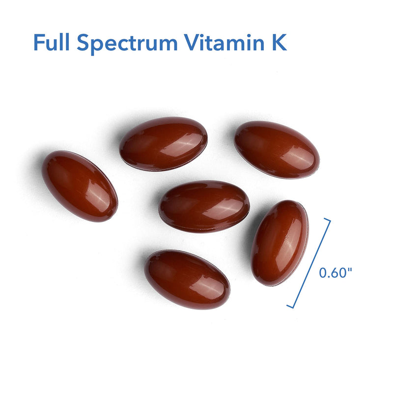 Allergy Research Group Full Spectrum Vitamin K - Vitamin K1 and K2 Supplement, Vitamin K Complex, MK-4, MK-7, Vitamin D3, Vitamin A - 90 Count - BeesActive Australia
