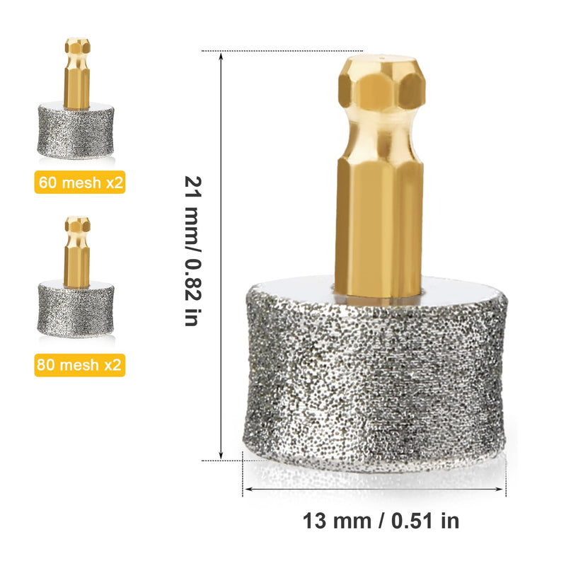 LUTER 4pcs Claw Grinder for Dogs, Professional Claw Grinder Wheel for Dogs Claw Grinder for Dogs Replacement Wheels for Large Medium and Small Dogs Compatible with Casfuy - BeesActive Australia