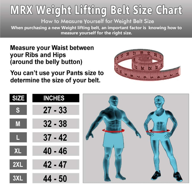 MRX Powerlifting Leather Belt 4" Wide 10mm Thickness Training Fitness Back Support Bodybuilding Belts with Steel 2 Prong Buckle XLarge Brown - BeesActive Australia