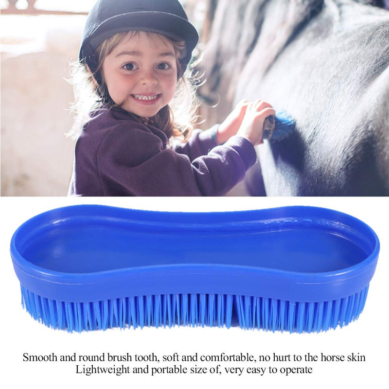Camidy Silicone Brush for Horse Cleaning,Pet Grooming Massage Brush Ergonomic Horse Comb - BeesActive Australia