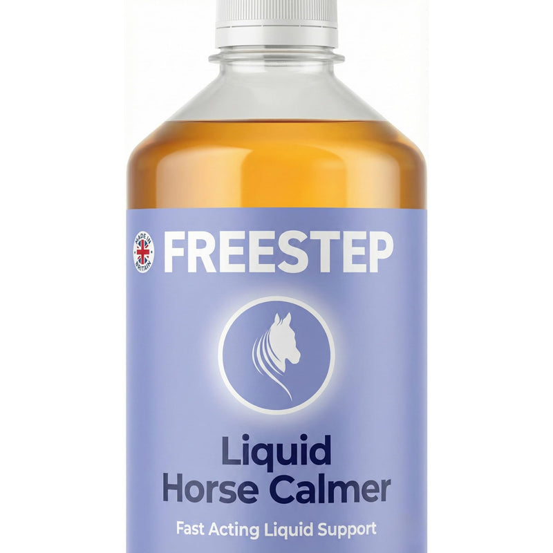 Liquid Composure | Horse Calmer Supplement | Fast-Acting Non-Sedative Liquid Calmer for Horses Calming with Chamomile & Vitex | Syringe or Mix with Feed 1l | 6 Week Supply