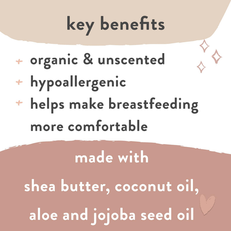 The Honest Company Honest Mama Calm Your Nip Balm | USDA Certified Organic Nipple Cream | 1.75 fl oz Calm Your Nip Balm (1.75 fl oz) - BeesActive Australia