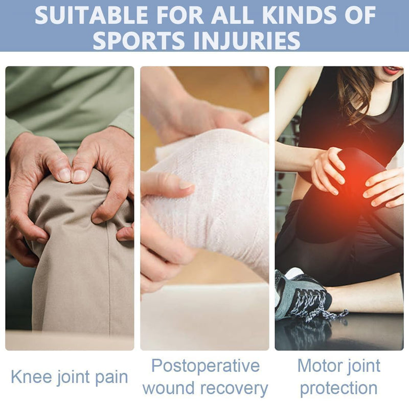 Knee Brace for Women & Men, Knee Brace for Meniscus Tear, Knee Pain Relief, Arthritis, Compression Knee Support Side Stabilizers, Injury Recovery, Running, Workout(Black, XX-Large) - BeesActive Australia