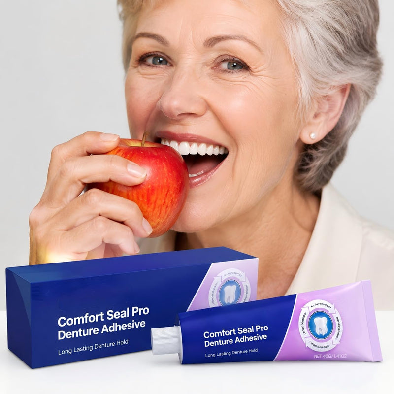 Comfort Seal Pro Denture Adhesive, Thermoplastic Denture Adhesive, Extra Strong and Durable Denture-Adhesive, Long Lasting Effect(2PCS) 2pcs