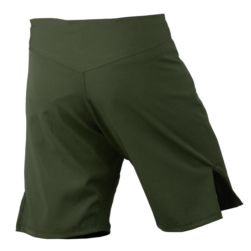 ROAR-INT MMA Fight Shorts Grappling Kickboxing Muay Thai Shorts BJJ Gym Training Running Athletic Wrestling Shorts X-Large Green