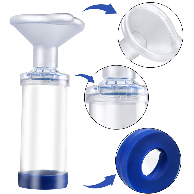 Cat Aerosol Inhaler Spacer Chamber To Help With Breathing for Feline with Asthma 2 Sizes of Mask, Will Fit all Cats and Small to Mediu Asthma or COPD (for Cat)