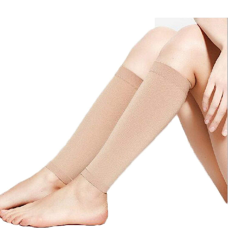 Women's Medical Compression Stockings 15-20mmhg Socks Calf Sleeve Nude - BeesActive Australia