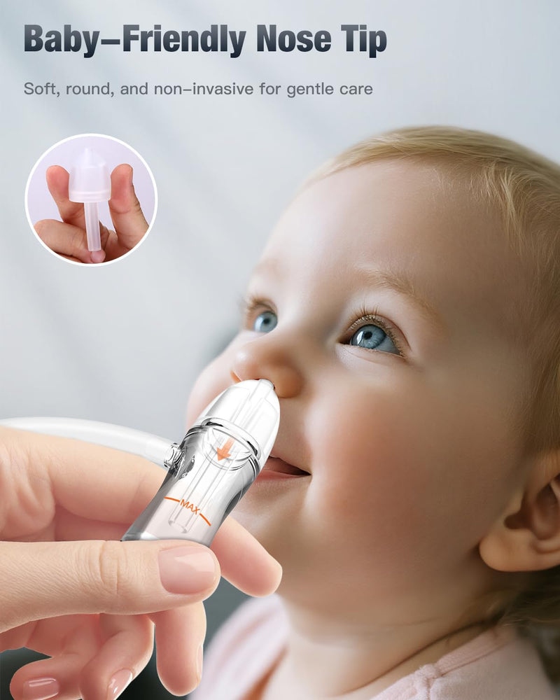 Baby Nasal Aspirator Manual Nose Sucker for Newborn & Infant, Manual Pump Silicone Snot Cleaner, Baby Registry Must Haves Newborn Essentials - BeesActive Australia