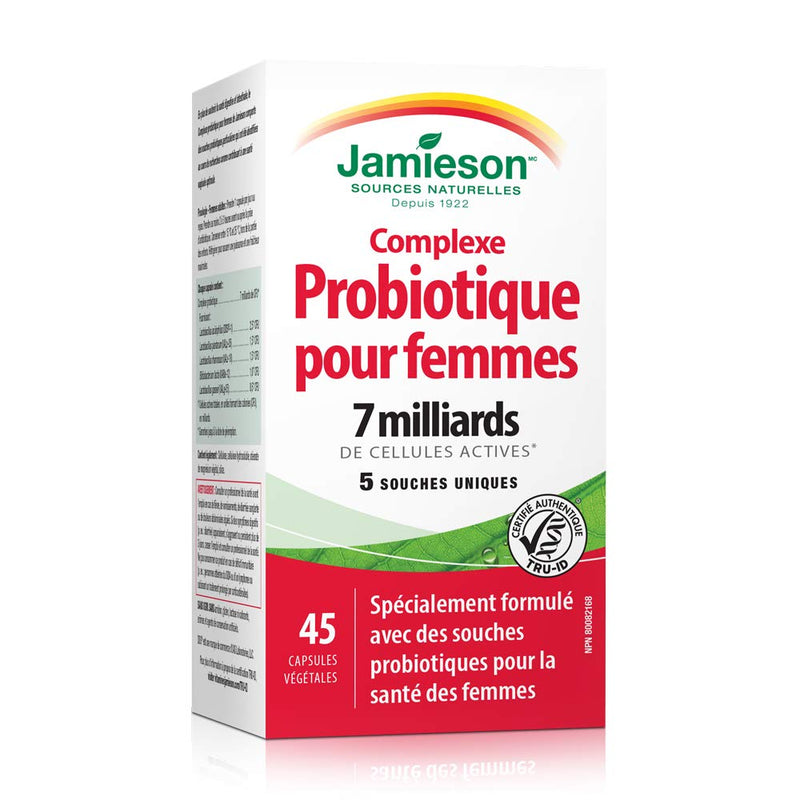 Jamieson Women’s Probiotic Complex 7 Billion, 45 Veg caps