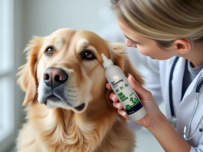 Dog Ear Infection Treatment, Ear Cleaner with Aloe Vera Formula for Ear Cleaner Dog, Prevents Infections, Natural and Gentle Ear Care Solution for Dogs, 8 oz