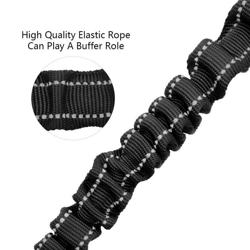 Double Dog Leash,Reflective No Tangle Leashes for 2 Dogs,Dual Dog Training Leash for Medium Large Dogs,Black Large (Pack of 1) Black - BeesActive Australia