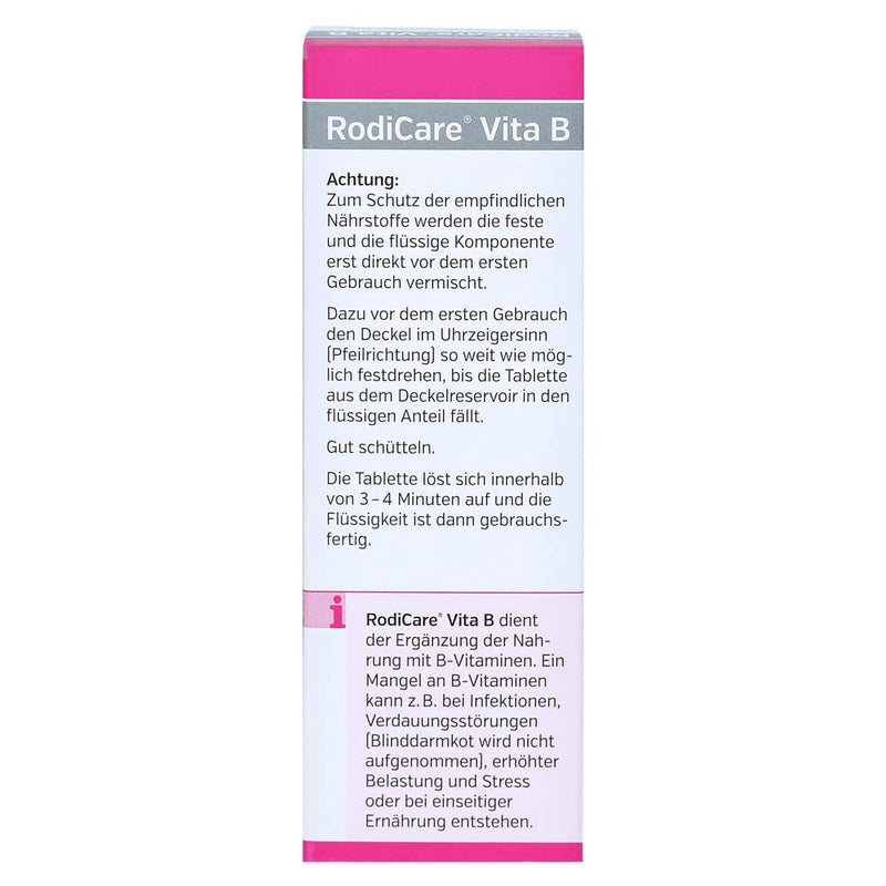 Alfavet RodiCare Vita B, B vitamins supplementary feed for rabbits, guinea pigs and small rodents, 25ml with single dosing syringe - BeesActive Australia