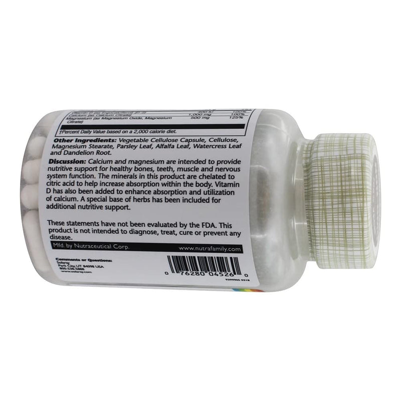 Solaray Cal-Mag Citrate w/D