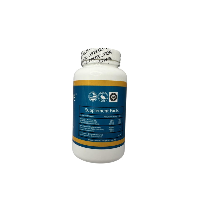 Dr. Formulated Dietary Supplement with Alpha-Lipoic Acid, Vitamin B1, B6, B12, Methyl Sulfonyl Methane, 120 Capsules