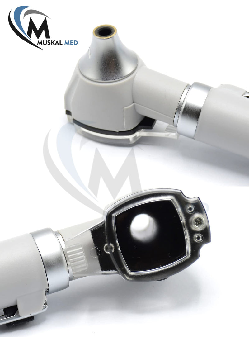 MuskLife Otoscope - Ear Scope with Light, Ear Infection Detector, Pocket Size, in 10+ Colors! Gray Style - BeesActive Australia