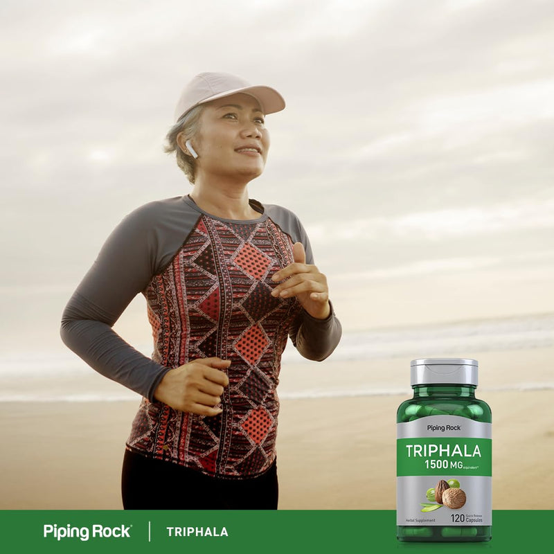 Piping Rock Triphala Capsules 1500 mg | 120 Count | Non-GMO, Gluten Free Supplement - BeesActive Australia