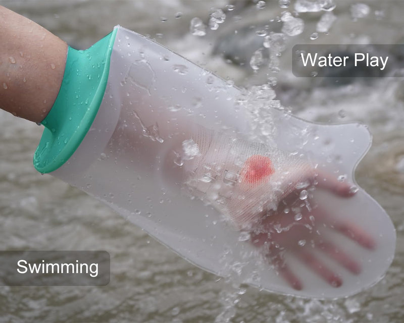 Waterproof Hand Cast Cover, Hand Cover for Shower After Surgery, Hand Cast Covers for Shower Adult, Soft Comfortable Cast Protector for Wrist, Finger, Reusable Cast Bag for Swimming - BeesActive Australia