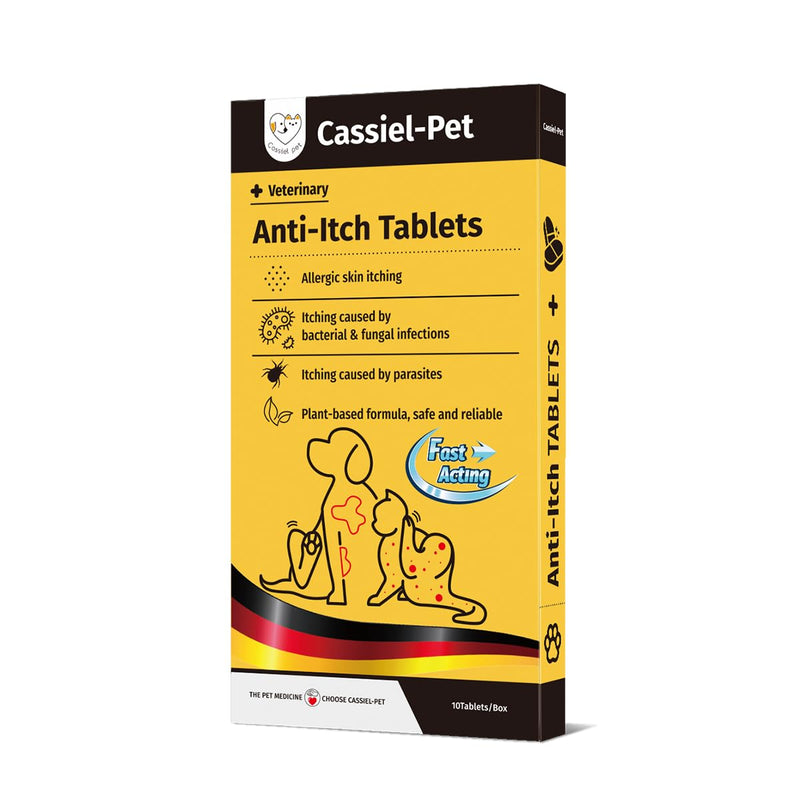 Dog Allergy Relief Chews - Dog Itch Relief - Relieves Rash, Heals Wounds, Soothes Inflammation, Treats Bites, Scratches, Cat Wound Care - 10 Chews