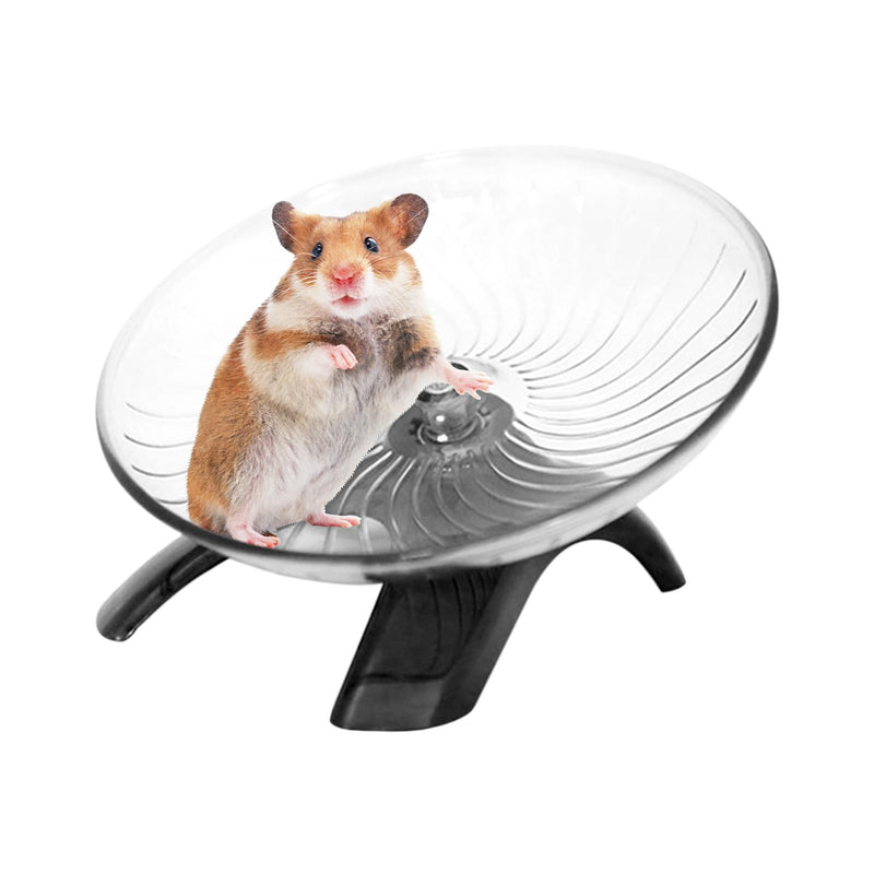 Hermit Crabs Wheel, Hamster Running Wheel,Mouse Wheel for PP Cage,Chinchilla Wheel Attach to Cage,Tortoise Wheel,Hamster Flying Saucerm,Silent Hamster Wheel(Size:7.09inch) 7.09inch - BeesActive Australia