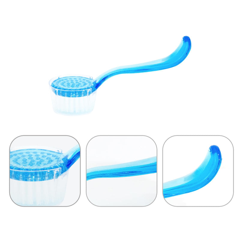3 Pck Hamster Bath Brush, Reptile Cleaning Supplies,Massage Combs for Hedgehog Turtle blue - BeesActive Australia