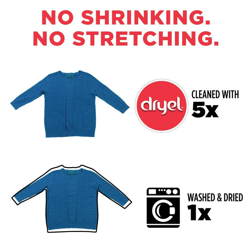 dryel At-Home Dry Cleaner Starter Kit, Gentle Laundry Care for Special Fabrics and Dry-Clean-Only Clothes, 6 Loads 6-load - BeesActive Australia