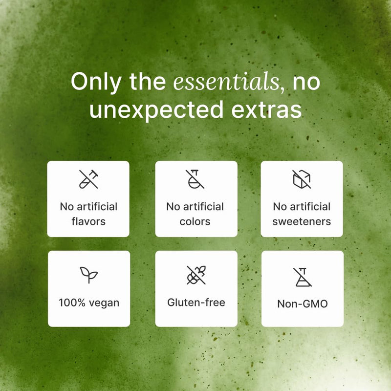 Huel Daily Greens | Superfood Greens Powder | Adaptogens & Probiotics | Original Flavor | 30 Servings | 91 Vitamins, Minerals, and Wholefood-Sourced Ingredients | Adaptogens & Antioxidants 9 Ounce (Pack of 1)
