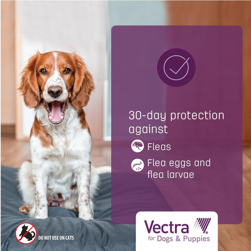 Vectra® for Dogs & Puppies Flea Treatment & Prevention for Medium Dogs (21-55 lbs.) 3-Month Supply 3 Pack