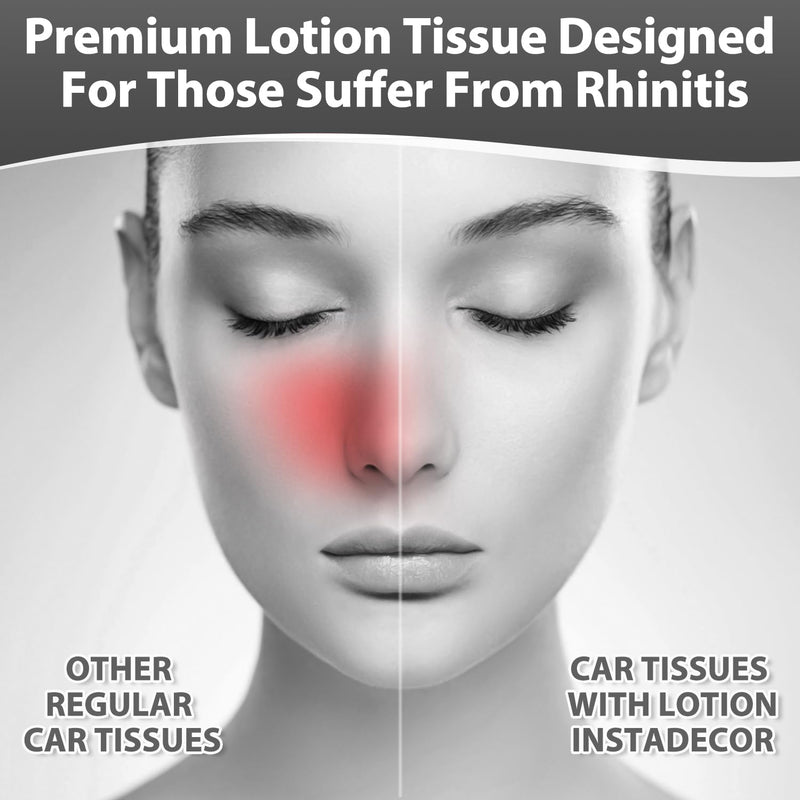 Car Tissues with Lotion, 4 Packs Car Tissue Cylinder, Round Tissues Holder for Car, Perfect Fit for Car Cup Holder, Facial Tissues Tube Box, Travel Tissues Packs - BeesActive Australia
