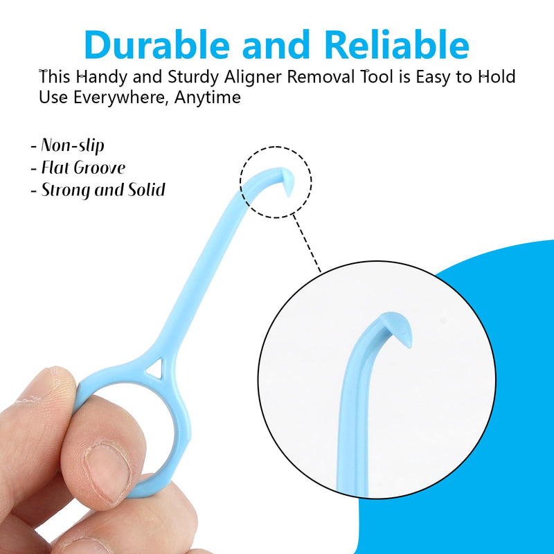 Aligner Removal Tool, 15PCS Retainer Remover Tool, Clear Aligner Removal Tool for Invisalign Removable Retainers, Denture Braces Retainer Removal Pull Tool Kit, Bracket Remover for Braces - BeesActive Australia