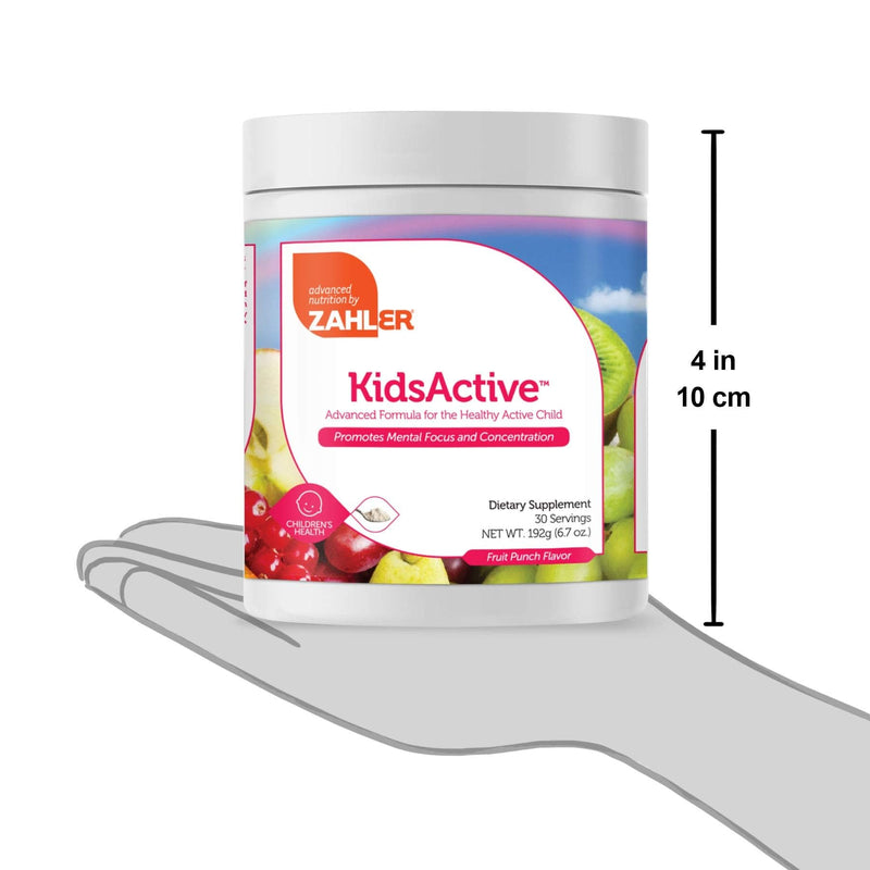 Zahler KidsActive, Kids Concentration Formula Powder, All Natural Children’s Supplement Supporting Focus, Certified Kosher, 30 Servings Fruit Punch Flavored Powder 12 Pound (Pack of 1)