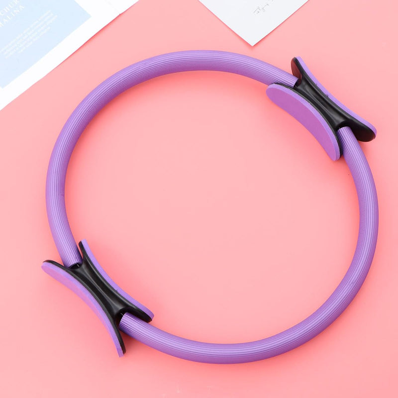 Yoga Resistance Circle Yoga Accessory Yoga Balance Ring Pilates Circle Exercises Pilates Ring Exercises Purple 42X38CM