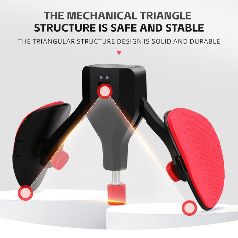 Thigh Trainer Hip Trainer Kegel Exerciser 77 Lb, Leg and Inner Thigh Strength Exercise Equipment,Hip Shaper Trainer Machine,Pelvic Floor Strengthening Device,Legs Workout Equipment Black