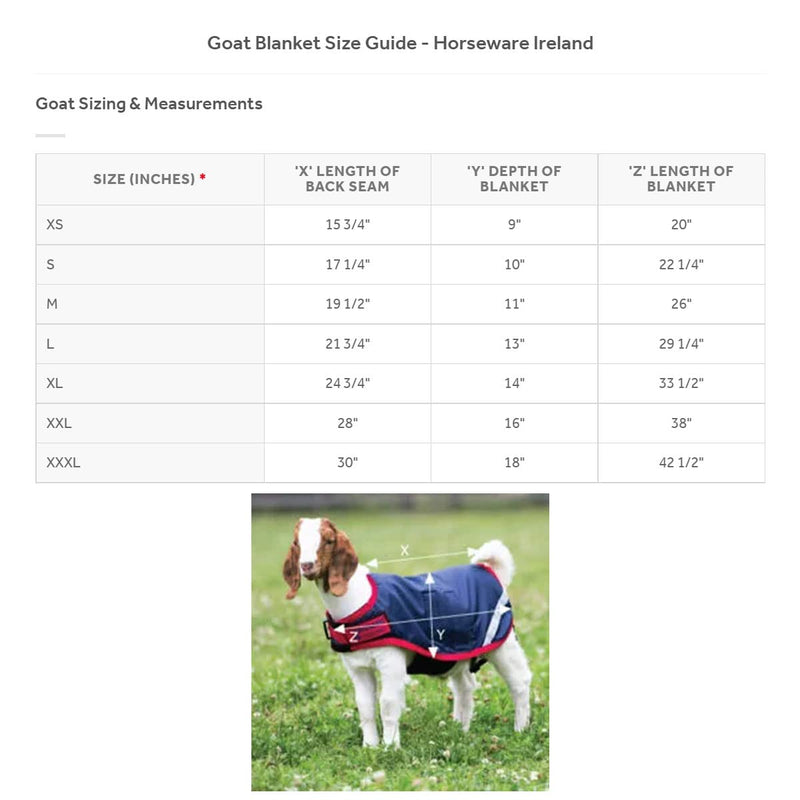 Horseware Ireland Breathable Waterproof Windproof Cold Weather Adjustable Goat Coat (100g Fill) Excalibur/Silver/Strong Blue/Black XX-Large - BeesActive Australia