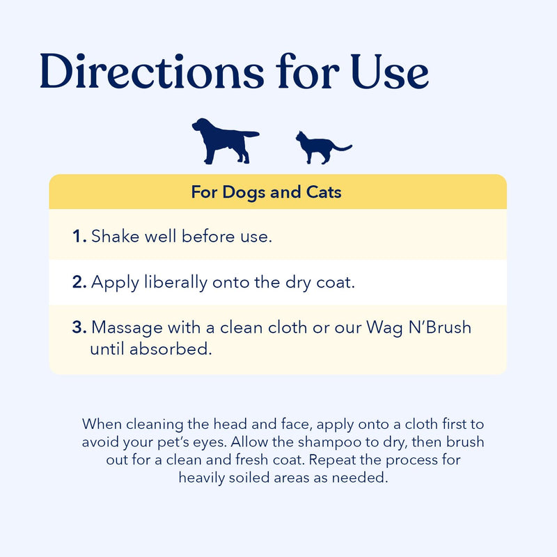Honest Paws Dog Dry Shampoo - Waterless No Rinse Foaming Formula Reducing Itch Cleanse Hydrate Nourish Dry Skin and Smelly Coat Help Decrease Odor Shedding and Allergies - Oatmeal & Lavender - 8 oz Oatmeal & Lavender - 8oz - BeesActive Australia