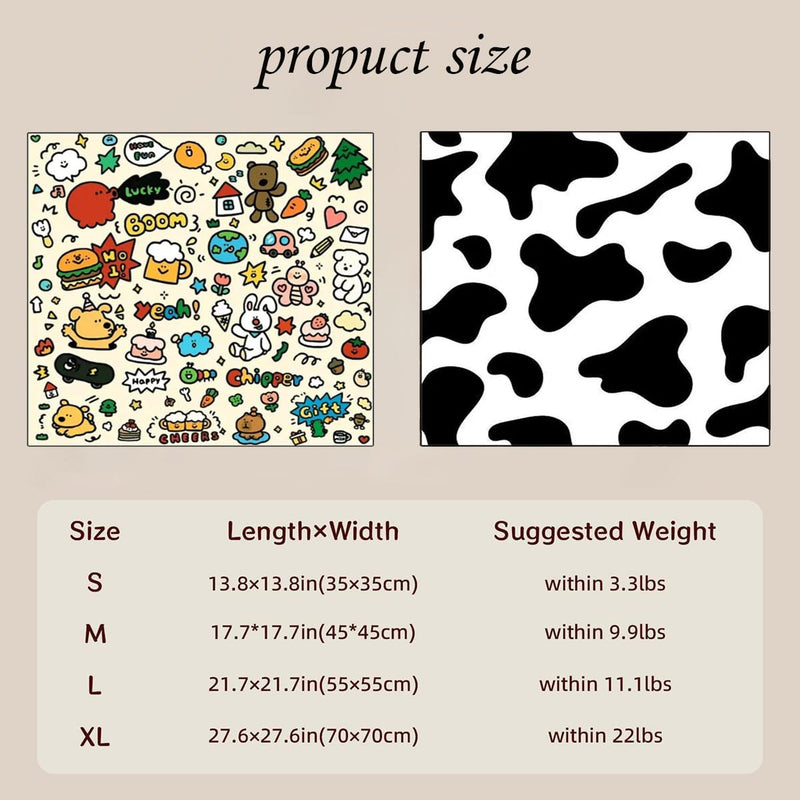 Cat Grooming Wrap, Cat Wrap, Cat Blanket Wrap, Self-Adherent, Anti-Bite, Anti-Scratch, Anti-Escape Restraint, Cat Wrap for Cutting Nails (B, 21.7 * 21.7 in（Within 11.1lbs）) B 21.7*21.7 in（Within 11.1lbs） - BeesActive Australia