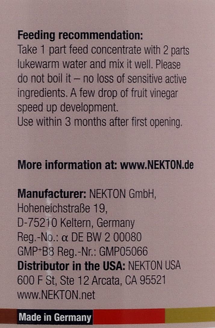 Nekton Drosophila Concentrate Breeding Fruit Flies 250G 8.8 Ounce (Pack of 1) - PawsPlanet Australia