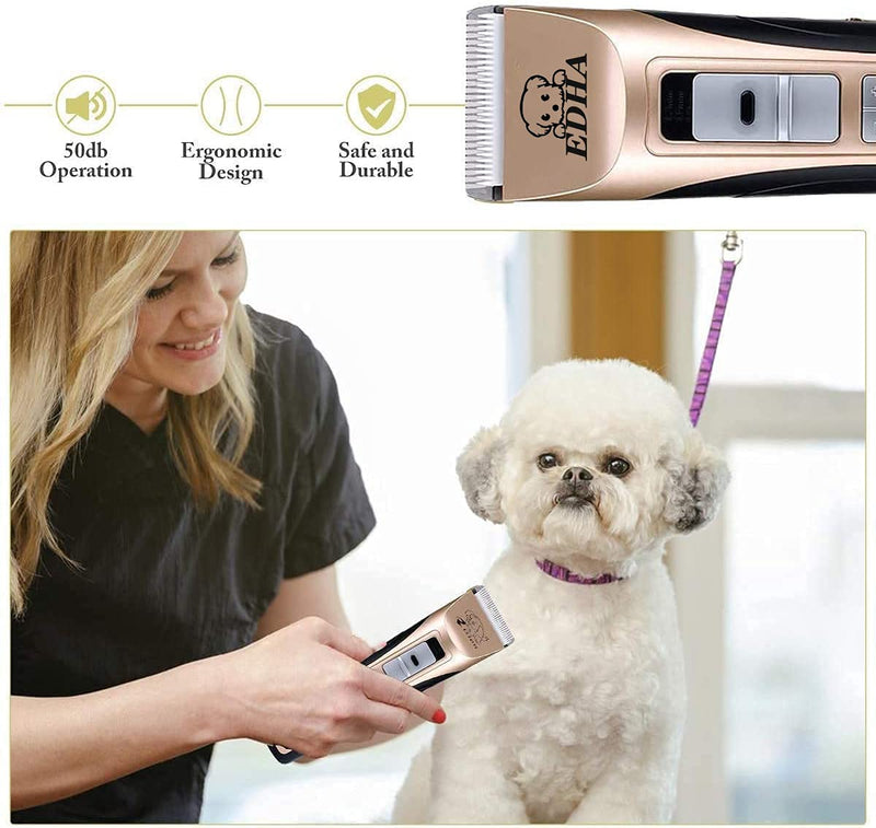 EDHA Dog Clipper - Animal Hair Clipper Kit 5-Speed Clipper for Dog Cats Wireless Pet Hair Trimmer Animal Clipper Hair Clipper Dog Cat P-005 - BeesActive Australia